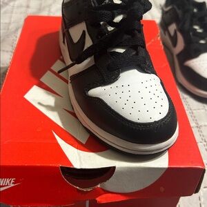 Nike Kids Black and White Sneakers